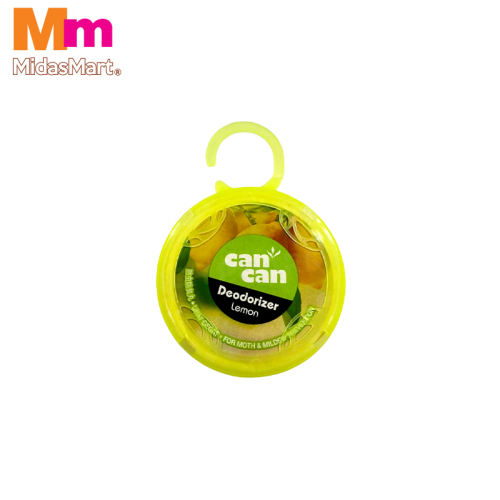 CAN CAN DEODORIZER & MOTH REPELLENT - REFRESHING LEMON (100G
