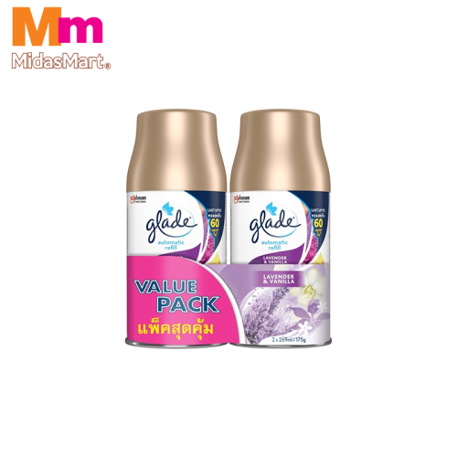 GLADE AUTOMATIC LAVENDER & VANILLA TWIN REFILL (2 X 175G)