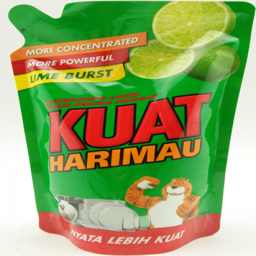 KUAT HARIMAU D/WASH LIQ LIME REF 1X650ML