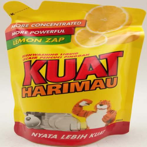 KUAT HARIMAU D/WASH LIQ LEMON REF 1X650ML