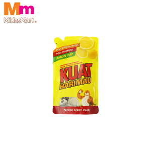 KUAT HARIMAU DISHWASHING LIQUID REFILL - ZESTY LEMON (650ML)