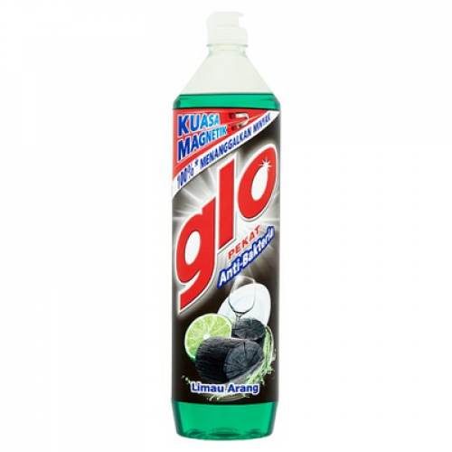 GLO D/WASH LIQ LIME CHARCOAL 1X800ML