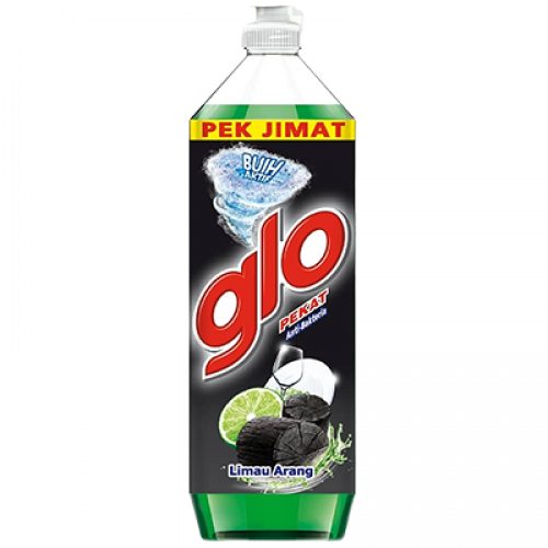 GLO D/WASH LIQ JUMBO L/CHARCOAL 1X1.2L