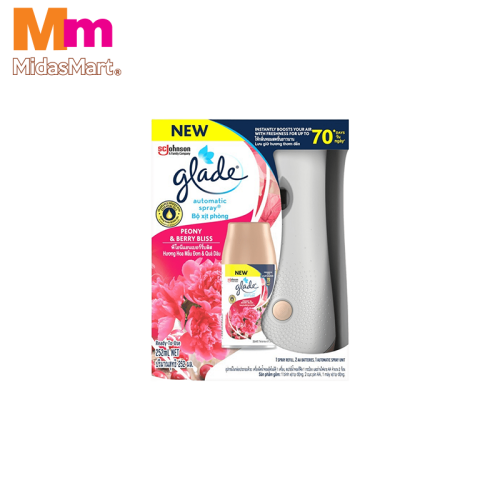 GLADE AUTOMATIC PEONY & BERRY REFILL (175G)