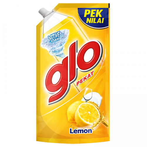 GLO D/WASH LIQ REF LEMON 1X850ML 