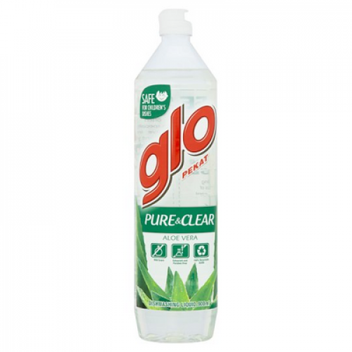 GLO D/WASH LIQ PURE & CLR A/VERA 1X800ML