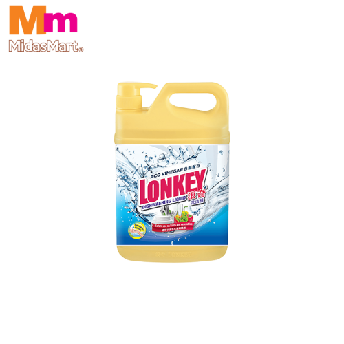 LONKEY VINEGAR DISHWASHING LIQUID (1.8L)