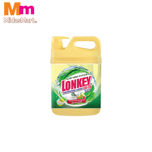 LONKEY ALOE VERA DISHWASHING LIQUID (1.8L)
