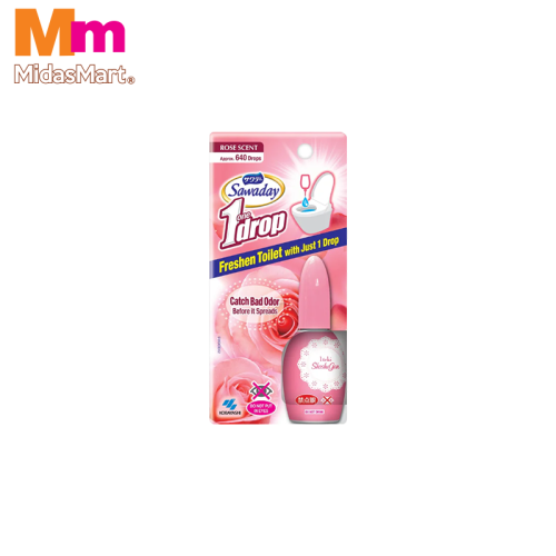 SAWADAY ONE DROP ROSE TOILET REFRESHER (20ML)