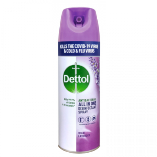 DETTOL DISINFECT SPRAY LAVENDER 1X450ML