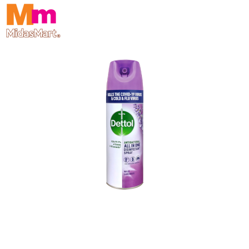 DETTOL DISINFECTANT SPRAY - WILD LAVENDER (450ML)
