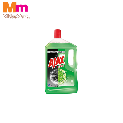 AJAX BOOST CHARCOAL & LIME FLOOR CLEANER (3L)
