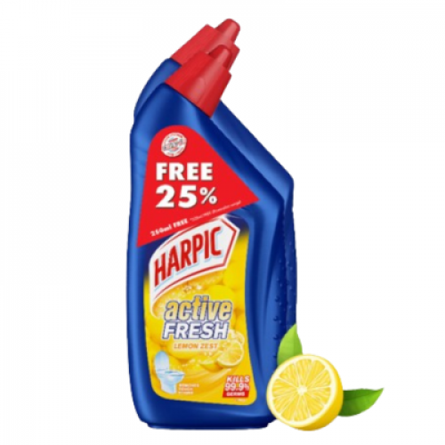 HARPIC OVERFIL LEMON 750ML+500ML  1X1PACK