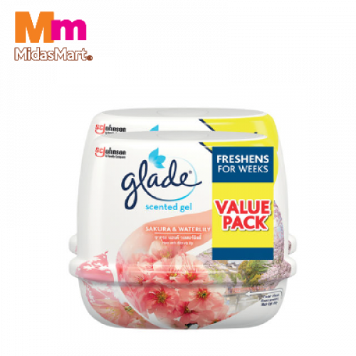 GLADE SCENTED GEL SAKURA T/PACK 1X2X180G
