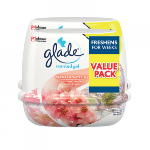 GLADE SCENTED GEL SAKURA T/PACK 1X2X180G