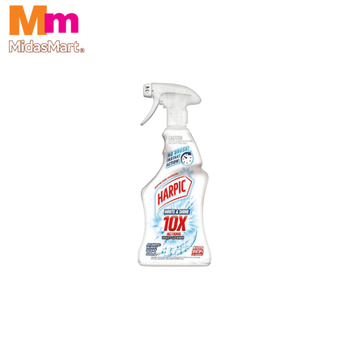 HARPIC WHITE & SHINE TRIGGER SPRAY (500ML)
