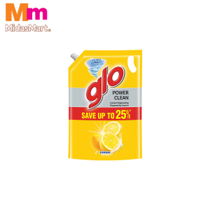 GLO LEMON DISHWASHING LIQUID - VALUE SIZE (1.6L)