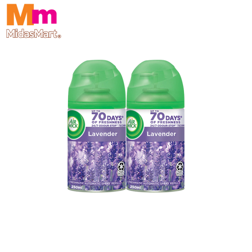 AIR WICK LAVENDER REFILL TWIN PACK (2 X 250ML)