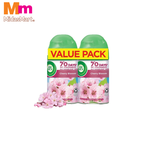 AIR WICK CHERRY BLOSSOM REFILL TWIN PACK (2 X 250ML)