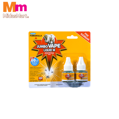 FUMAKILLA JUMBO VAPE LIQUID M 60 NIGHTS REFILL - T