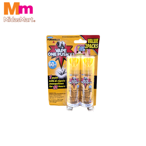 FUMAKILLA VAPE ONE PUSH 60-DAY TWIN PACK (2 X 15ML)