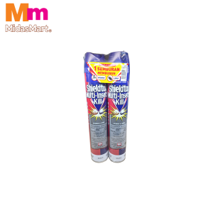 SHIELDTOX AEROSOL MULTI INSECT KILLER TWIN PACK (2 X 525ML)