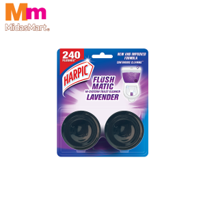 HARPIC FLUSHMATIC LAVENDER TWIN PACK (2 X 50G)