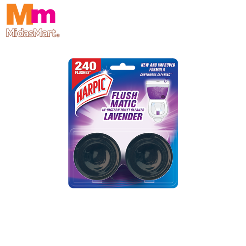 HARPIC FLUSHMATIC LAVENDER TWIN PACK (2 X 50G)