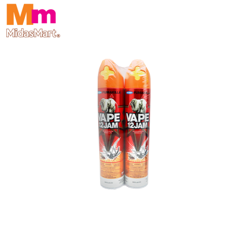 FUMAKILLA VAPE 12 JAM MOSQUITO AEROSOL - TWIN PACK (2X552ML)