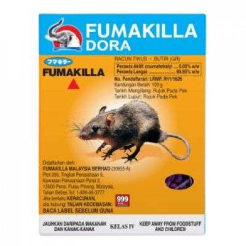 FUMAKILLA DORA RAT KILLER 1X100G