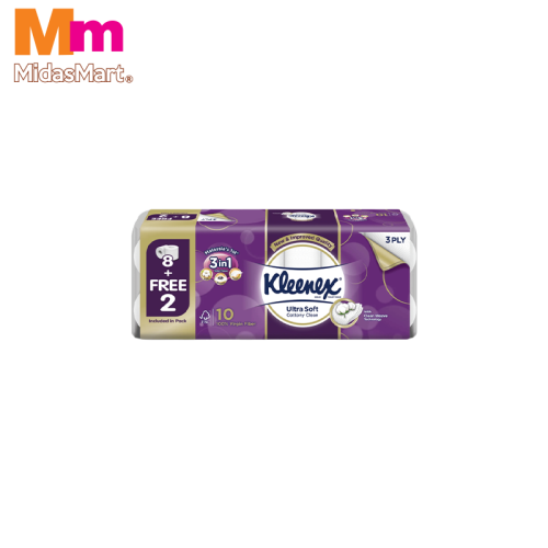 KLEENEX CLEAN CARE SCENTED BATH TISSUE (10 ROLLS X 190 SHEET