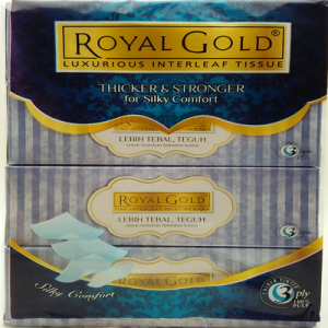 ROYAL GOLD LUX BOX TISSUE 80'S 1X4X80'S