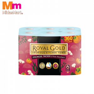 Royal Gold Kitchen Towel 1x6x60'S