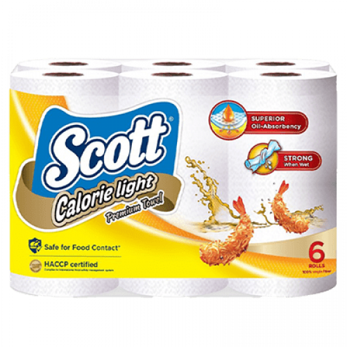 SCOTT KITCHEN TOWEL CALORIE 1X6X50'S