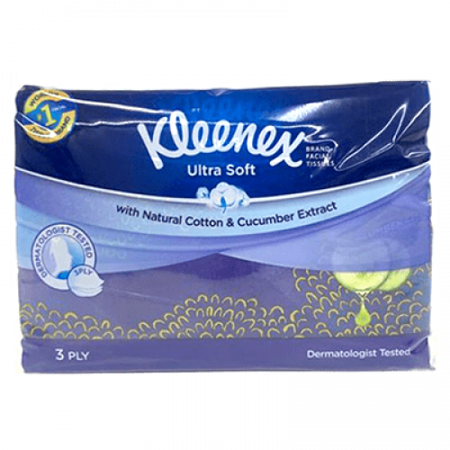 KLEENEX ULTRASOFT FLORAL 3PLY S/P 1X4X50S