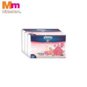 KLEENEX ULTRA SOFT ROSE SCENTED 3-PLY SOFT PACK FACIAL TISSU
