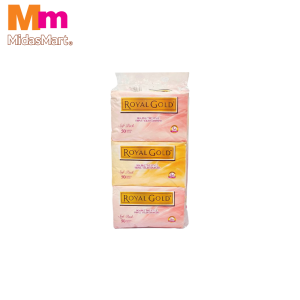 ROYAL GOLD TWIN TONE 3-PLY SOFT PACK FACIAL TISSUE (12 PACKS