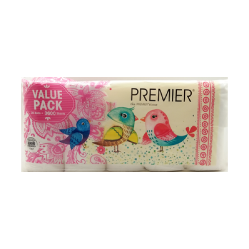 PREMIER BIRDS TOILET ROLL 1X20X180'S