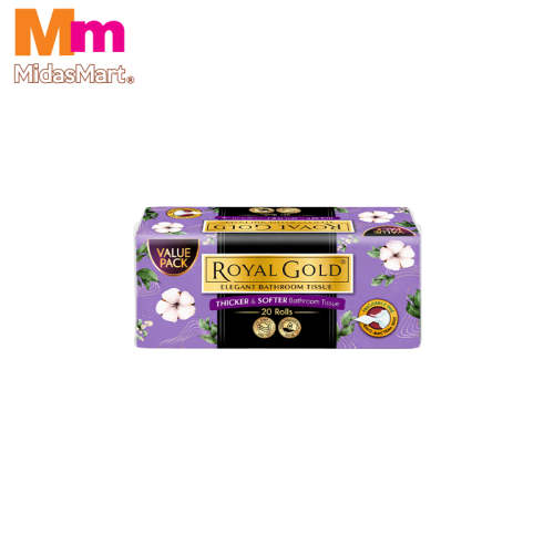 ROYAL GOLD ELEGANT 3-PLY BATHROOM TISSUE (20 ROLLS X 210 SHE