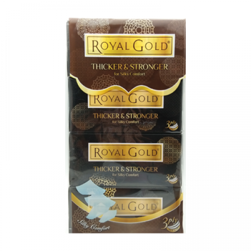 ROYAL GOLD LUX  WHITE F/TISSUE 1X4X110'S