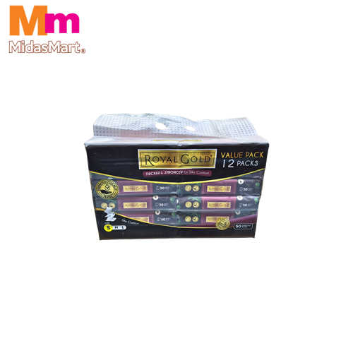 ROYAL GOLD LUXURIOUS SOFT PACK TISSUE (12 PACKS X 50 SHEETS)