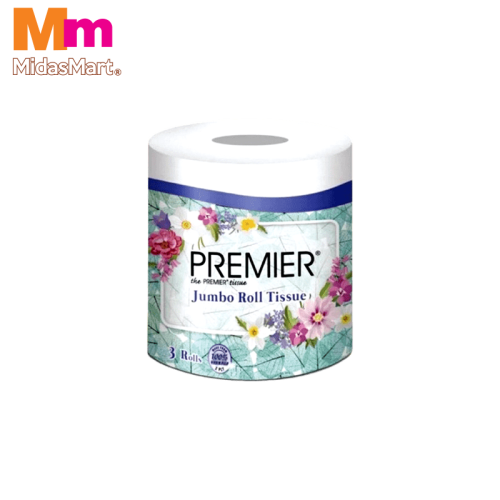PREMIER JUMBO ROLL TOILET TISSUE (3 X 130M)