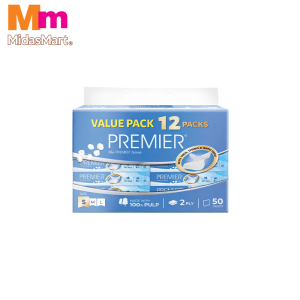 PREMIER VINTAGE 3-PLY SOFT PACK FACIAL TISSUE VALUE PACK (12