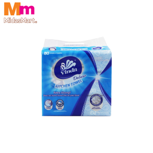 VINDA DELUXE 2-PLY KITCHEN TOWEL (3 ROLLS X 80 SHEETS)