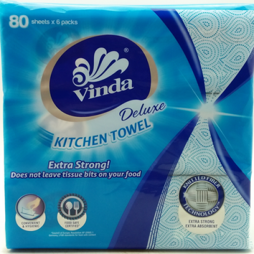 VINDA DELUXE KITCHEN TOWEL 1X6X80'S