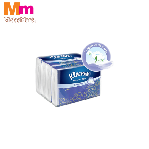 KLEENEX COMFORT CARE 3-PLY FACIAL BOX (4 X 100'S)