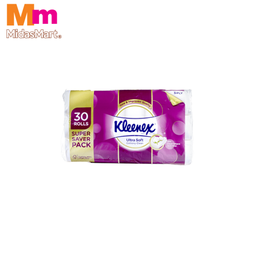 KLEENEX ULTRA SOFT TOILET TISSUE (30 X 200'S)