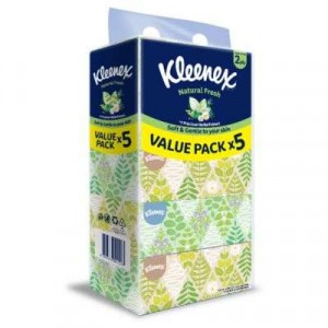 KLEENEX NAT FRESH F/T 2PLY 1X5X120'S