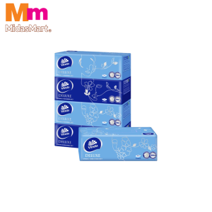 VINDA DELUXE 3-PLY BOX FACIAL TISSUE (4 BOXES X 80 SHEETS)