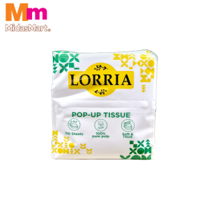 LORRIA POP-UP FACIAL TISSUE (150'S)